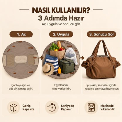 Velya™ Dönüşen Çok Amaçlı Çanta