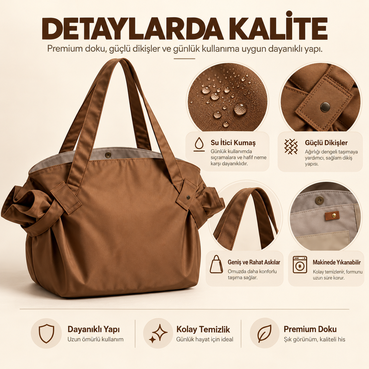 Velya™ Dönüşen Çok Amaçlı Çanta